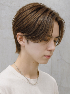 ブルーブラック/フェザーパーマ